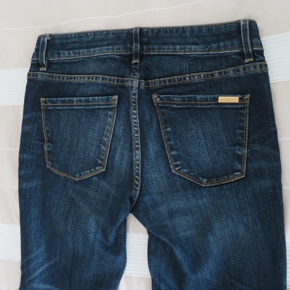 WHBM Embroidered Cuff Jeans, Sz 2 EUC - Picture 5 of 6